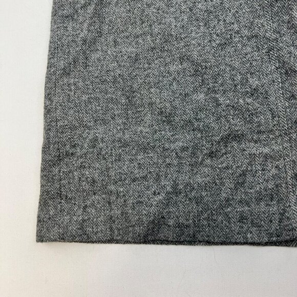 Talbots Womens Wool Blend A-Line Skirt Above Knee Gray Size 16P Zip - Picture 4 of 9